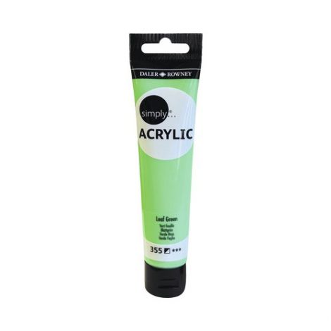 Farba akrylowa Daler-Rowney 75ml, Zielona/Leaf Green